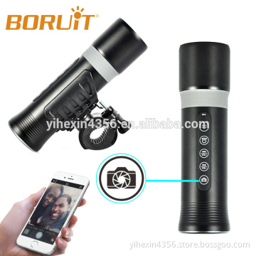 Hot Selling USB Rechargeable Flashlight with Bluetooth Speaker